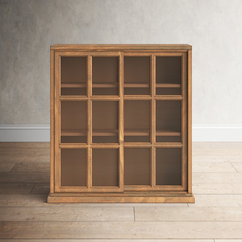 Fayette 40.2'' H x 39'' W Solid Wood Standard Bookcase