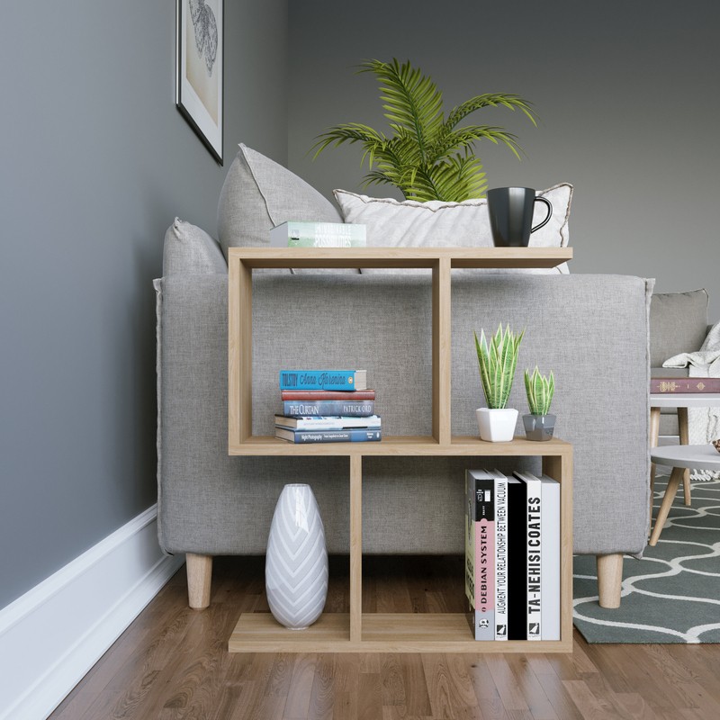 Fazio 23'' Tall Floor Shelf End Table