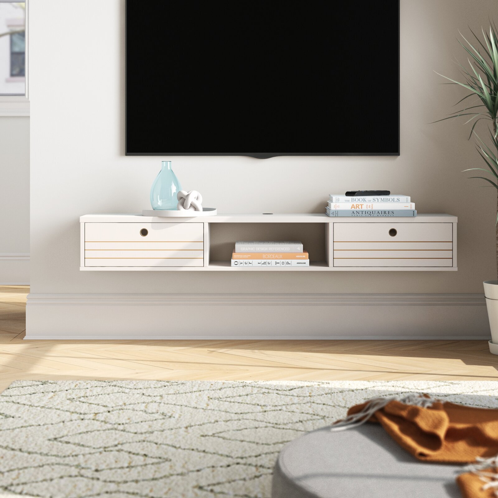 Floating Modern Contemporary TV Stand