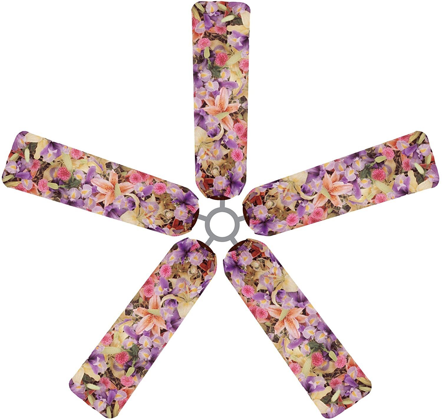 Floral Fan Blade Covers