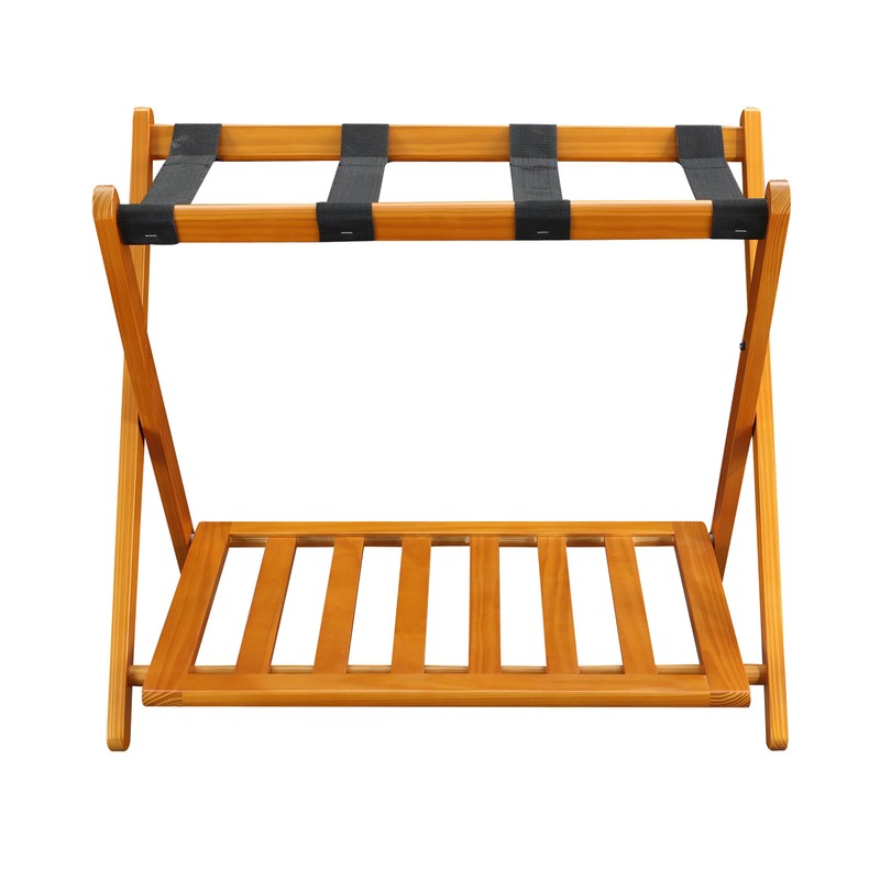 Folding Wood Luggage Rack