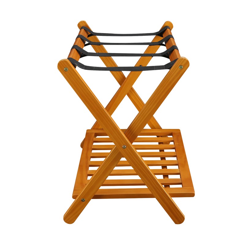 Folding Wood Luggage Rack