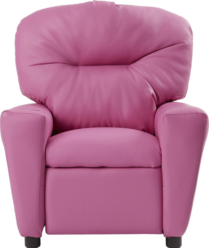 Forman Kids Recliner and Ottoman with Cup Holder