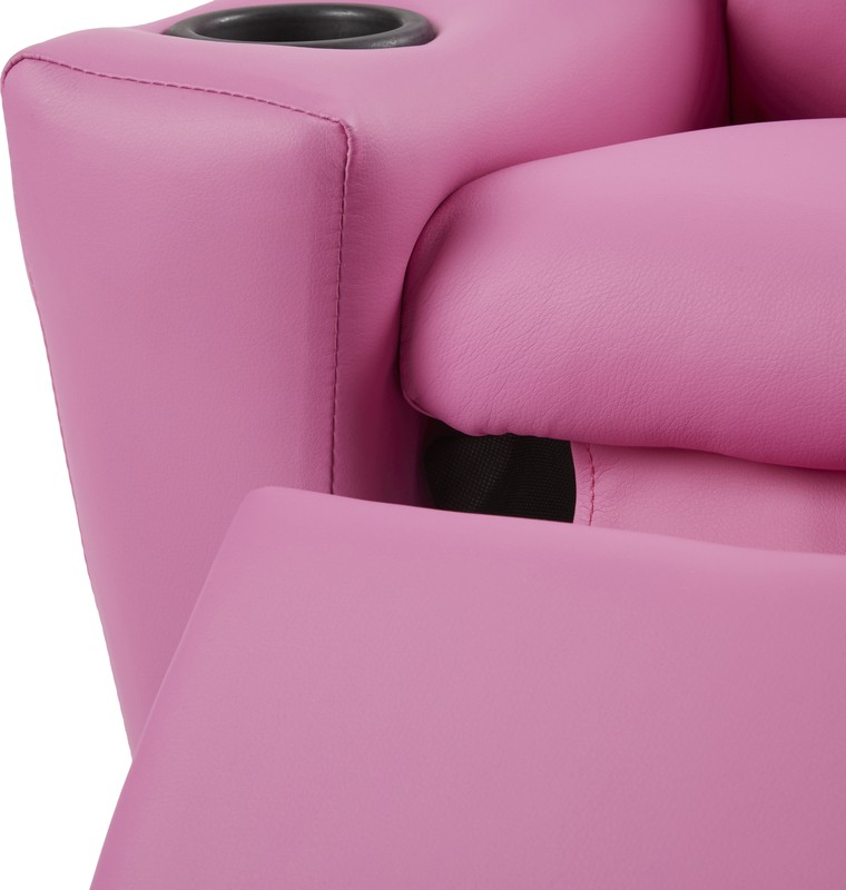 Forman Kids Recliner and Ottoman with Cup Holder