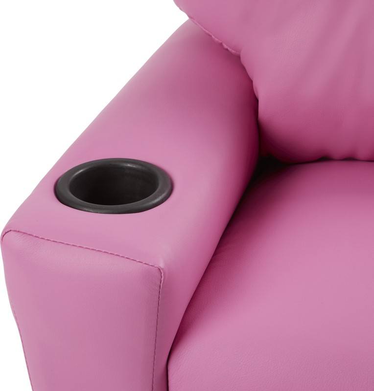 Forman Kids Recliner and Ottoman with Cup Holder