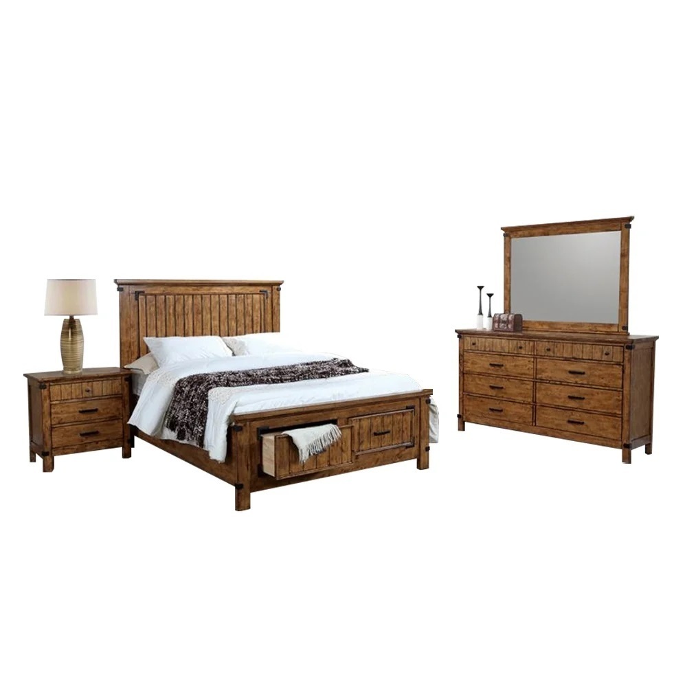 Four piece Knotty Pine Bedroom Furniture Set