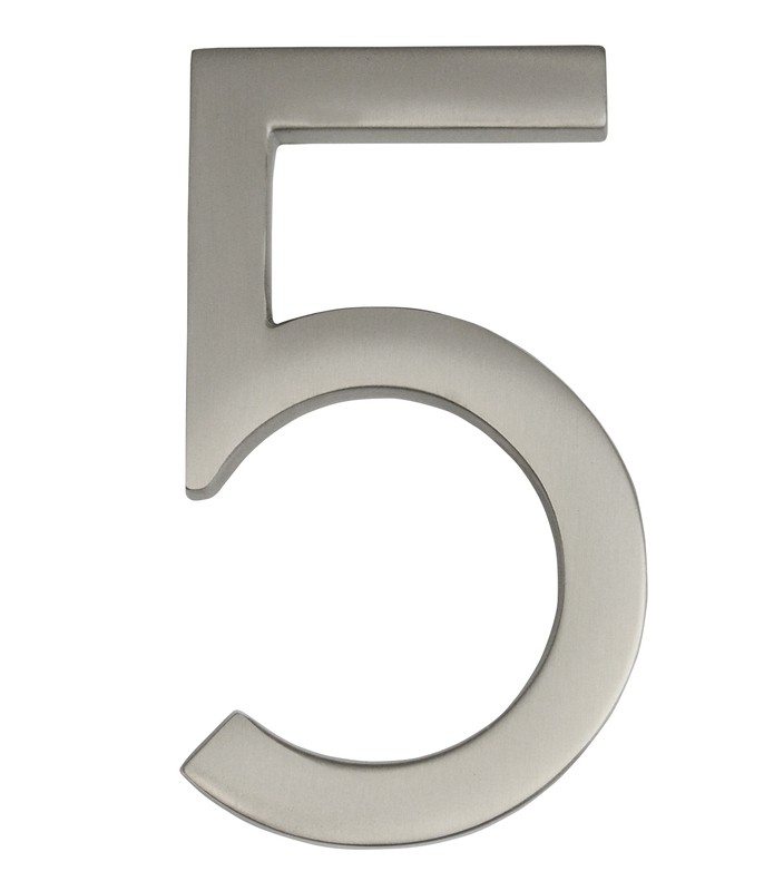 Frank Lloyd Wright 4.06'' H Brass Floating Mount House Number