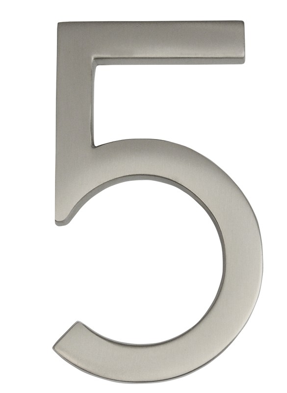Frank Lloyd Wright 4.06'' H Brass Floating Mount House Number