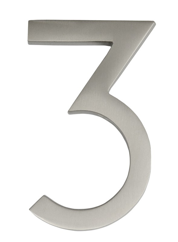 Frank Lloyd Wright 4.06'' H Brass Floating Mount House Number