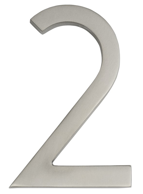 Frank Lloyd Wright 4.06'' H Brass Floating Mount House Number