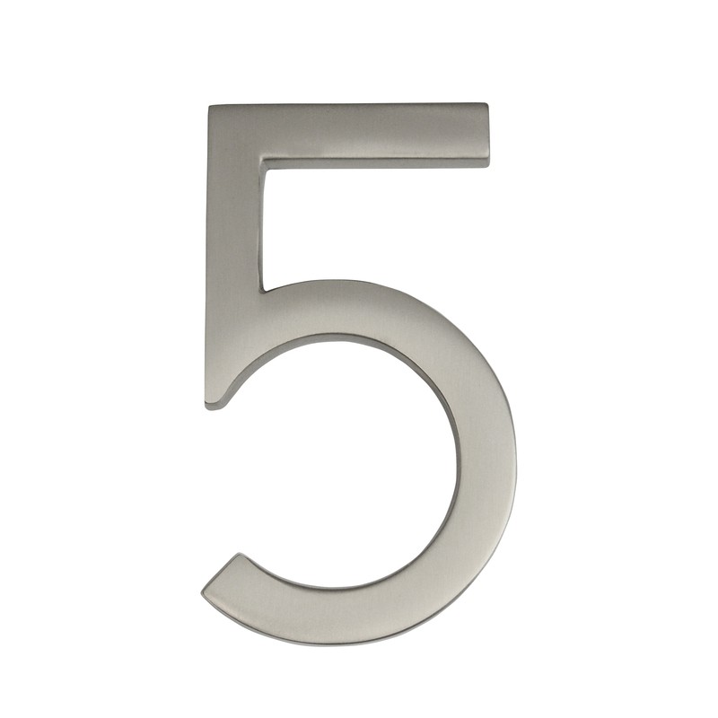 Frank Lloyd Wright 4.06'' H Brass Floating Mount House Number
