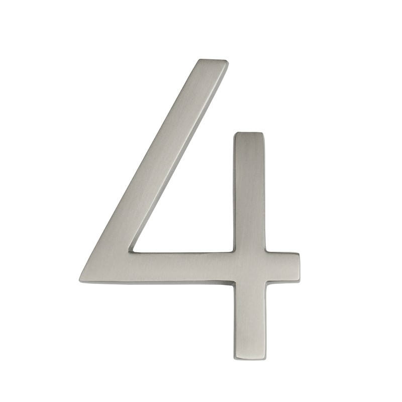 Frank Lloyd Wright 4.06'' H Brass Floating Mount House Number