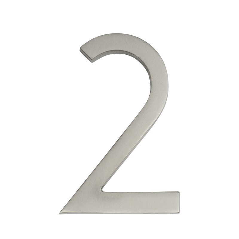 Frank Lloyd Wright 4.06'' H Brass Floating Mount House Number
