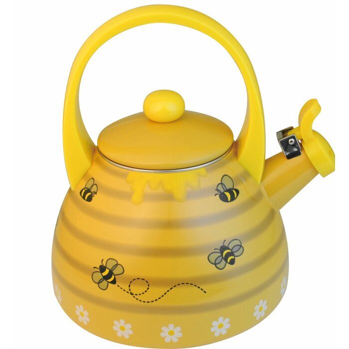 Fun yellow tea kettle