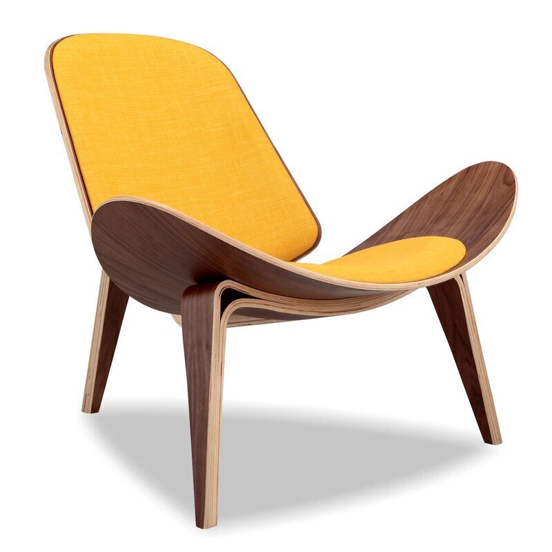 Funky Curved Side Chair 