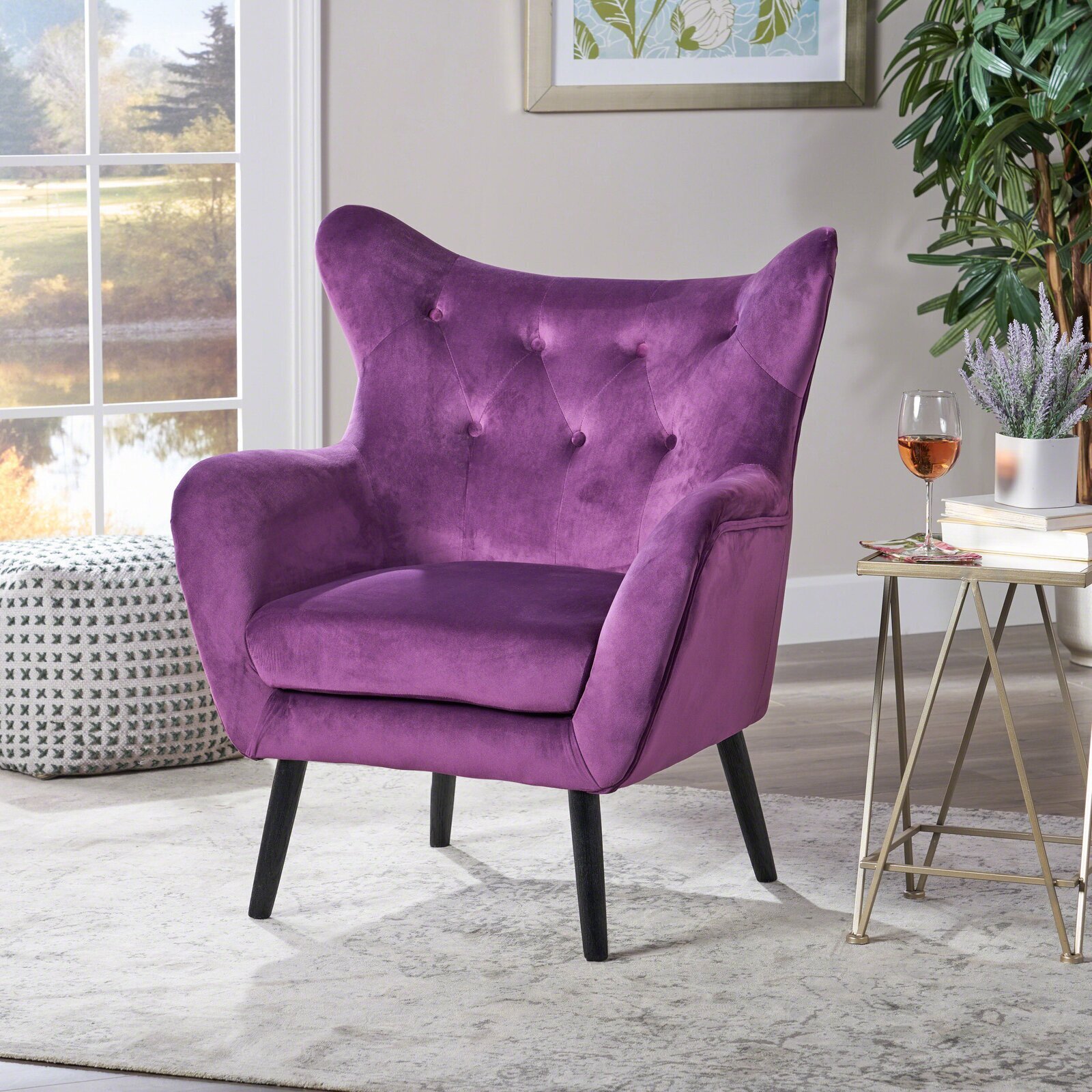 Funky Wingback Chair 