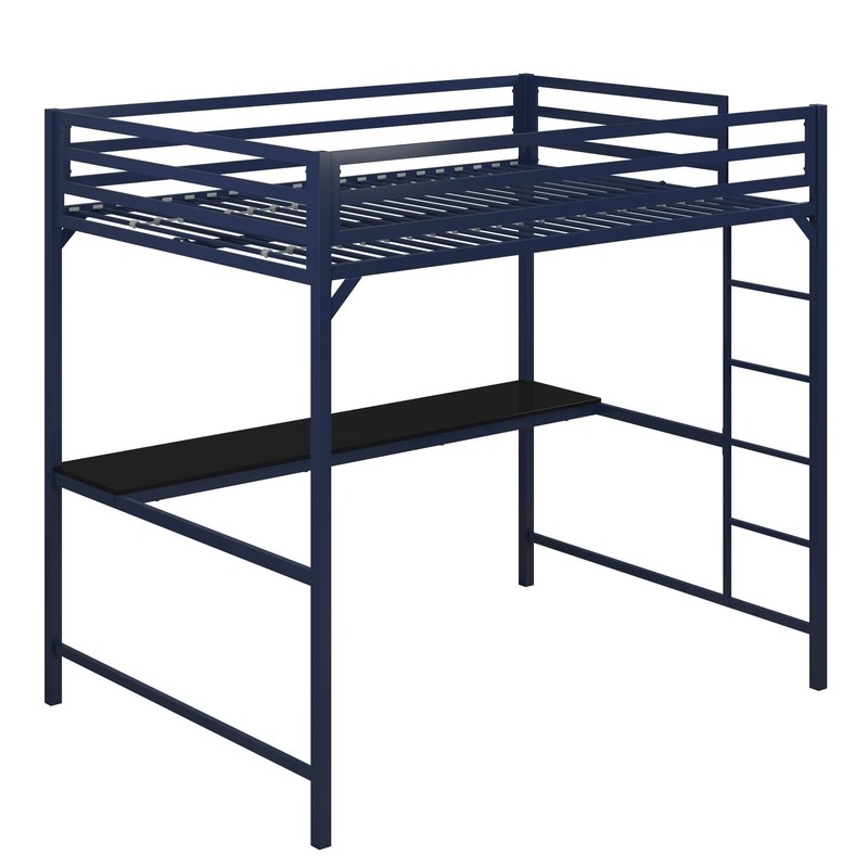 Furse Metal Loft Bed with Built-in-Desk by Isabelle & Max™
