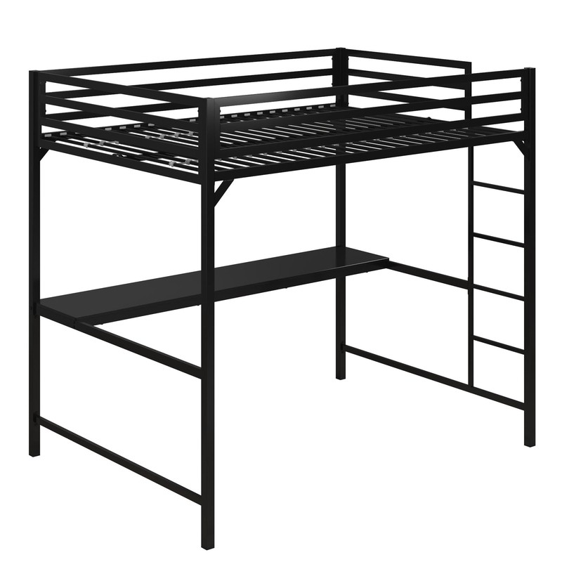 Furse Metal Loft Bed with Built-in-Desk by Isabelle & Max™