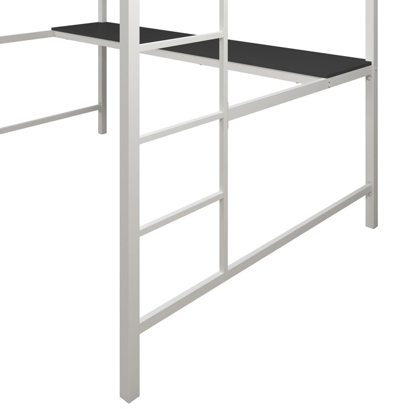 Furse Metal Loft Bed with Built-in-Desk by Isabelle & Max™