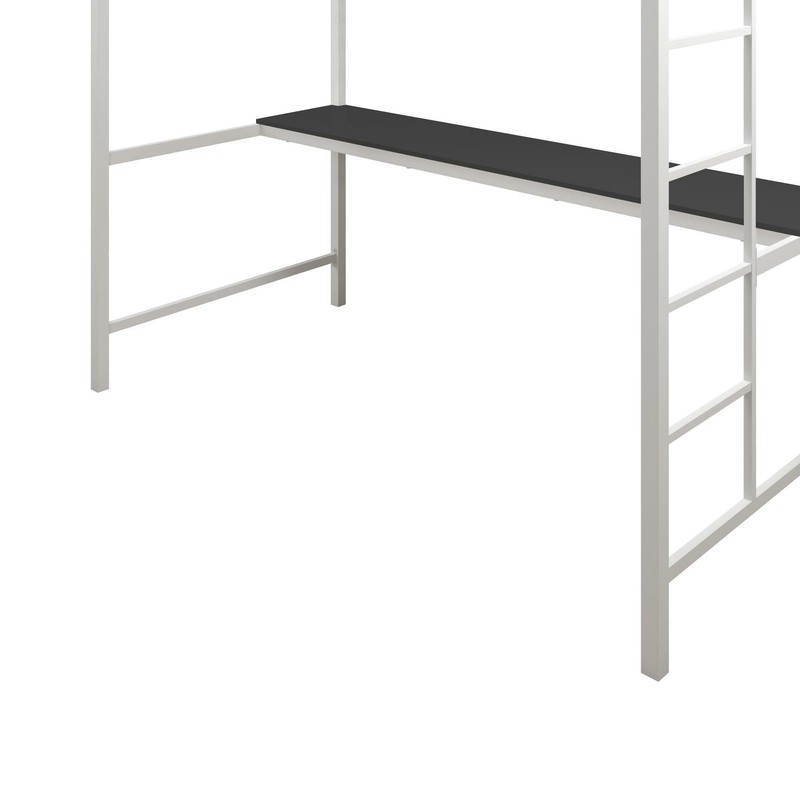 Furse Metal Loft Bed with Built-in-Desk by Isabelle & Max™