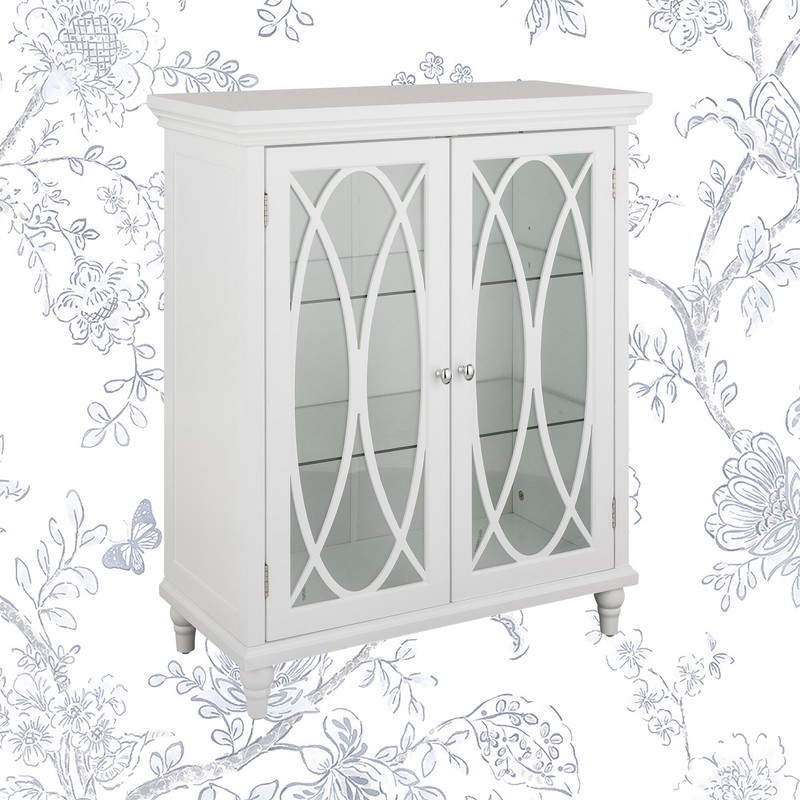 Gabby 26'' W x 32'' H x 12.5'' D Free-Standing Bathroom Cabinet