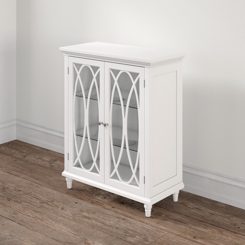 Gabby 26'' W x 32'' H x 12.5'' D Free-Standing Bathroom Cabinet