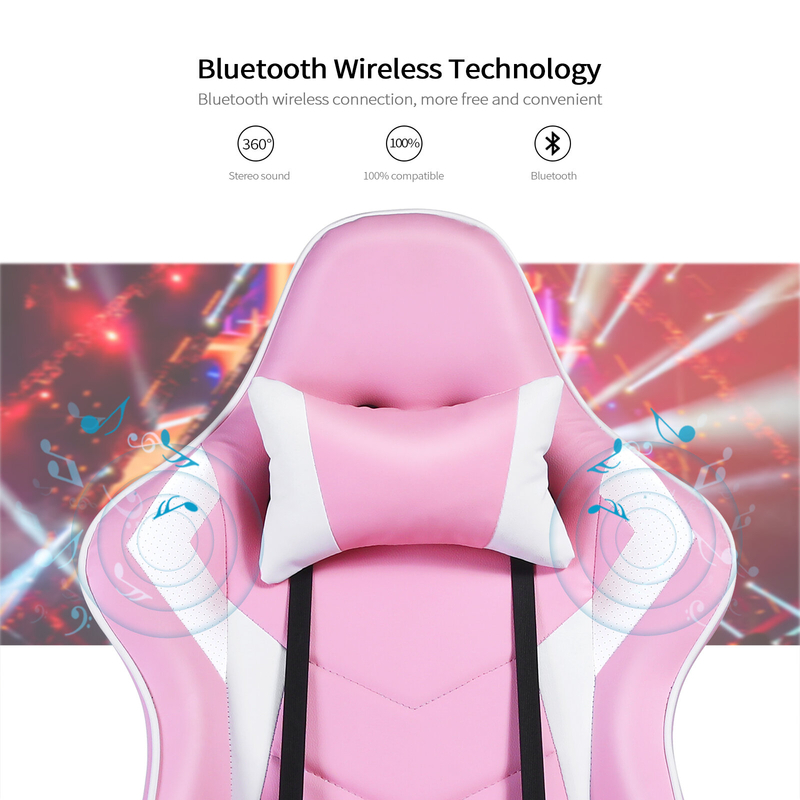 Gaming Chair Recliner With Bluetooth Speakers