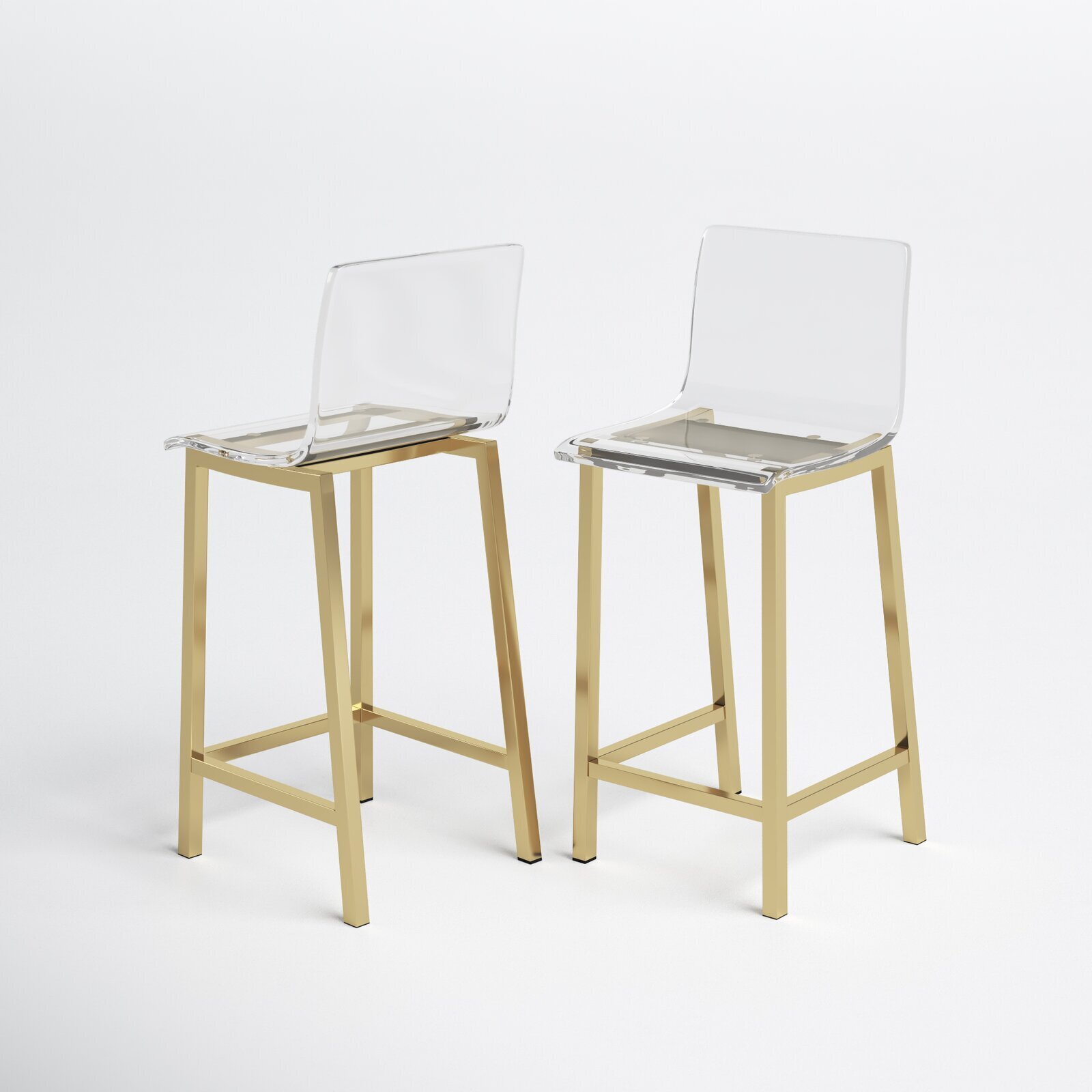 Ghost bar stools square