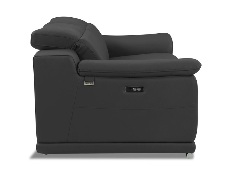 Gian 72'' Genuine Leather Pillow Top Arm Reclining Loveseat