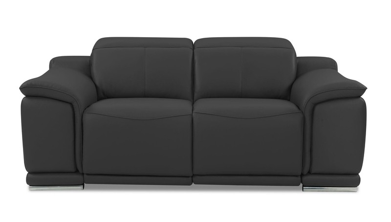 Gian 72'' Genuine Leather Pillow Top Arm Reclining Loveseat