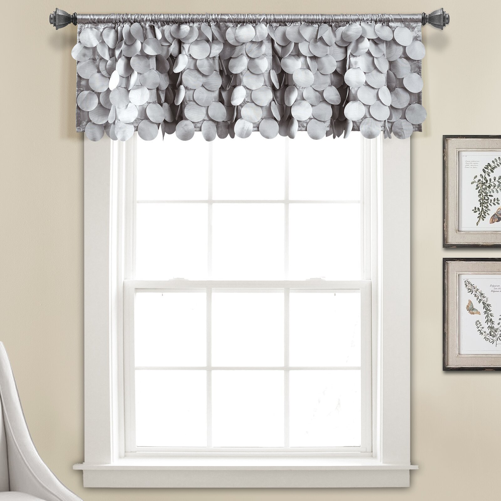 Glam Valance Curtain for Kitchen