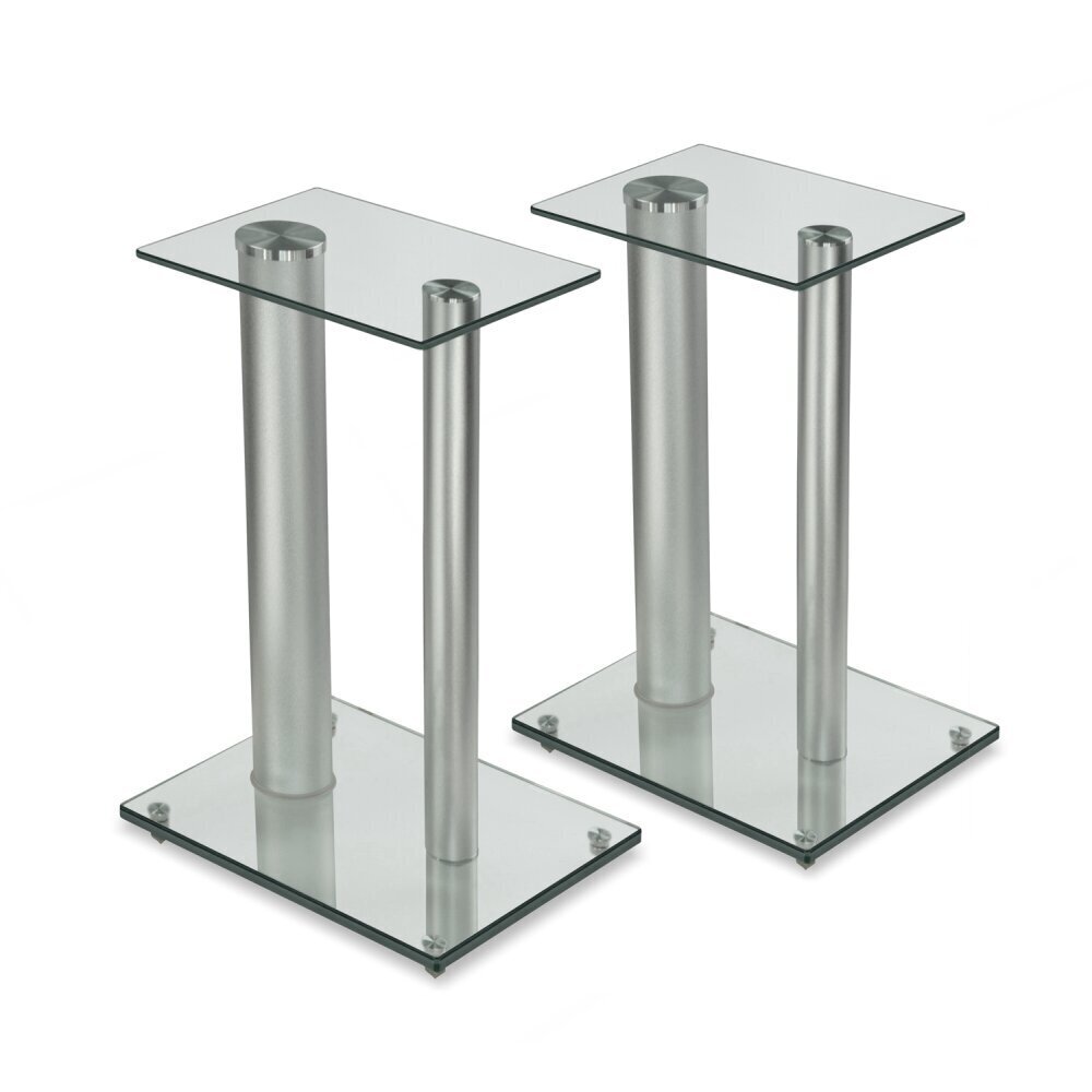 Glass and Metal Speaker Stands