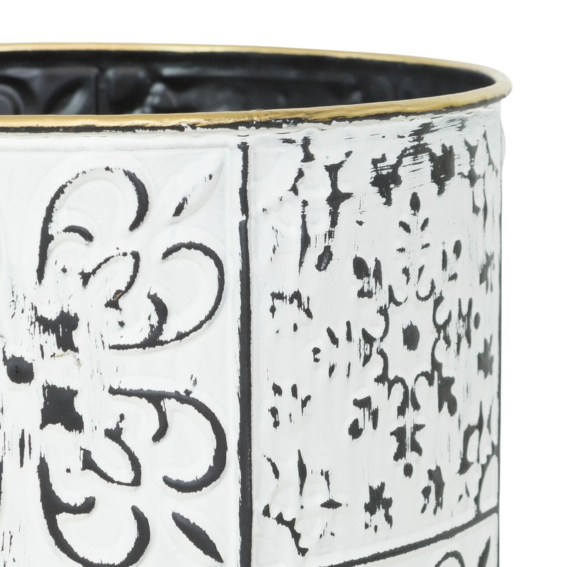Godeus 2 - Piece Metal Pot Planter Set