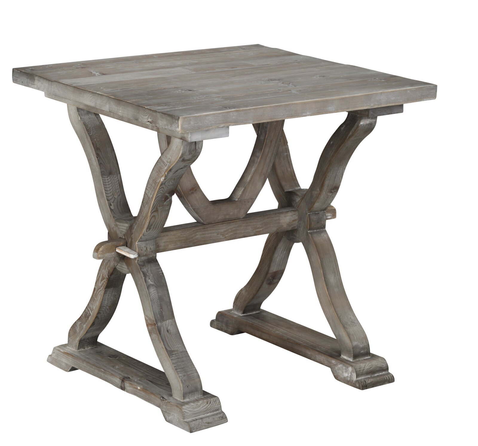 Gray Small French Country Coffee Table
