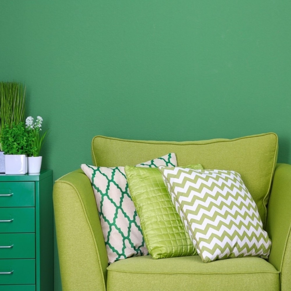 Olive green bedroom color scheme