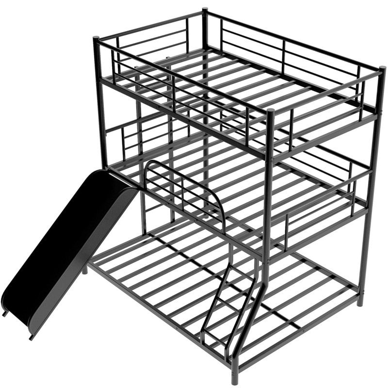 Gretchine Twin Over Twin Over Full Triple / Quad Bunk Bed by Isabelle & Max™