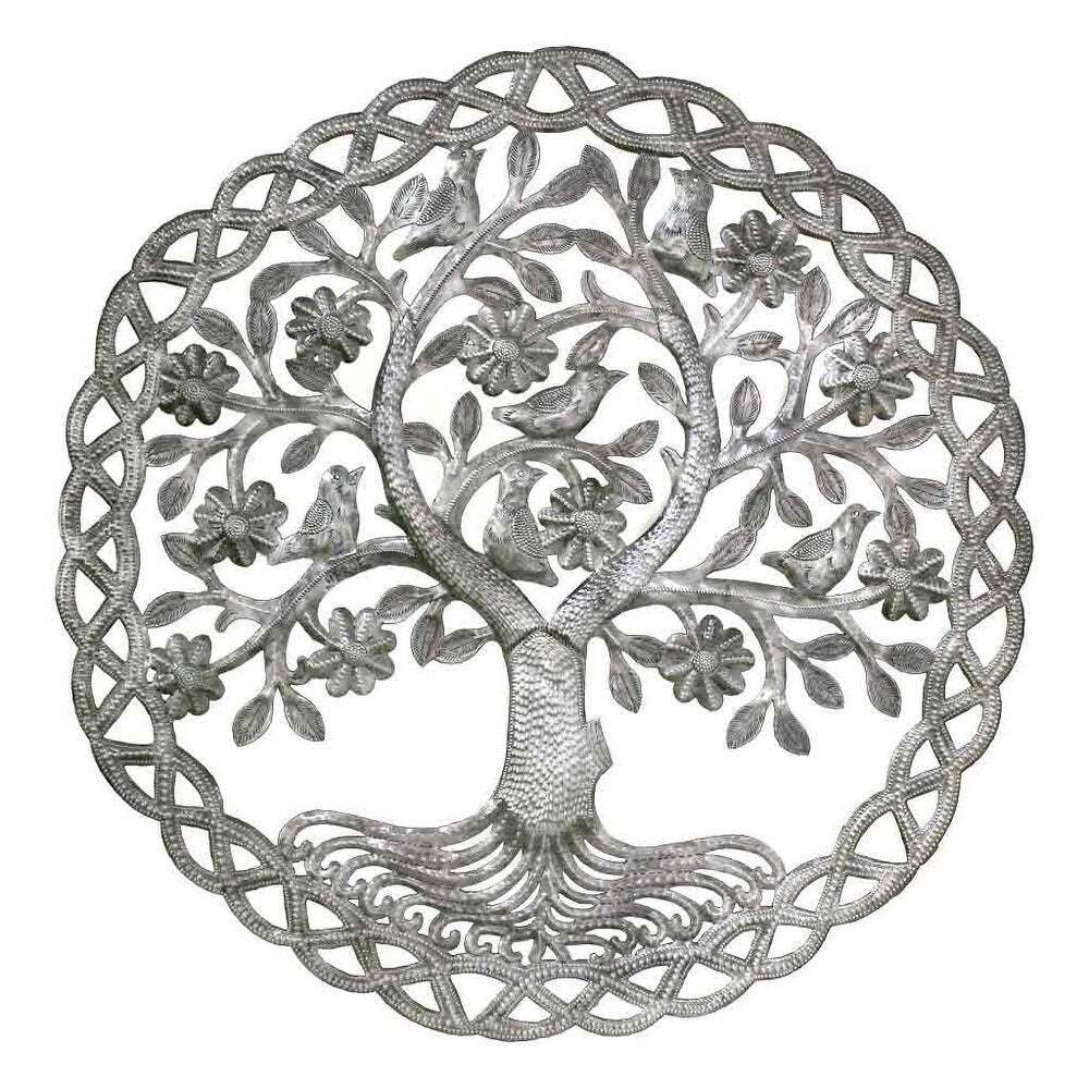 Handcrafted Metal Tree of Life Decor From Local Artisans