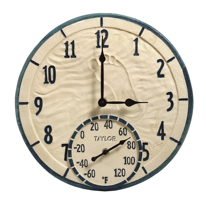 Handpainted Outdoor Clock
