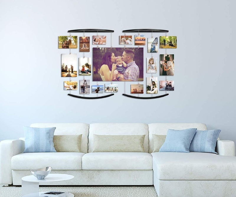 26 PCs Black Family Home Decor Picture Photo Collage Photos Set Wall Mounted 