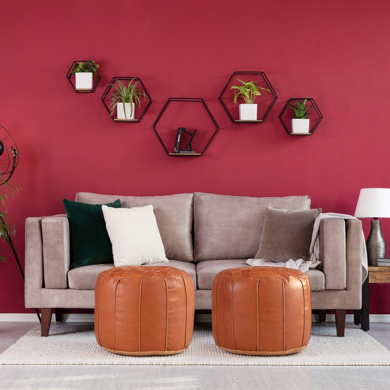 Hans 5 Piece Hexagon Accent Shelf
