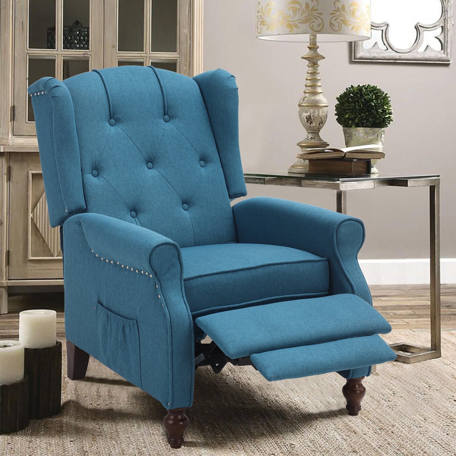Heated Wingback Recliner