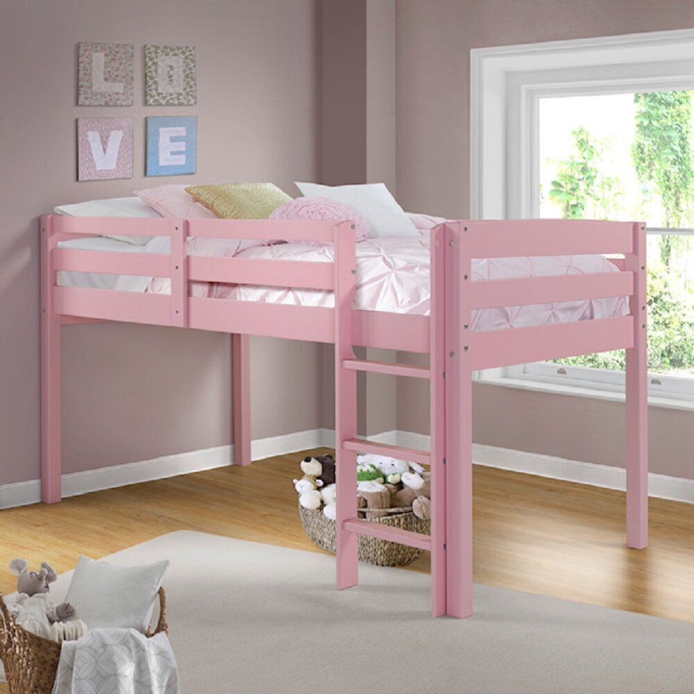 High Capacity Low Loft Bed Full 