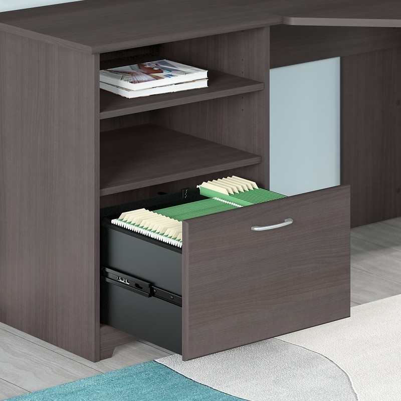 Hillsdale Reversible Corner Desk with Hutch