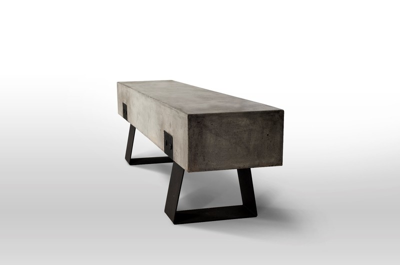 Hobbes Metal and Concrete Picnic Bench