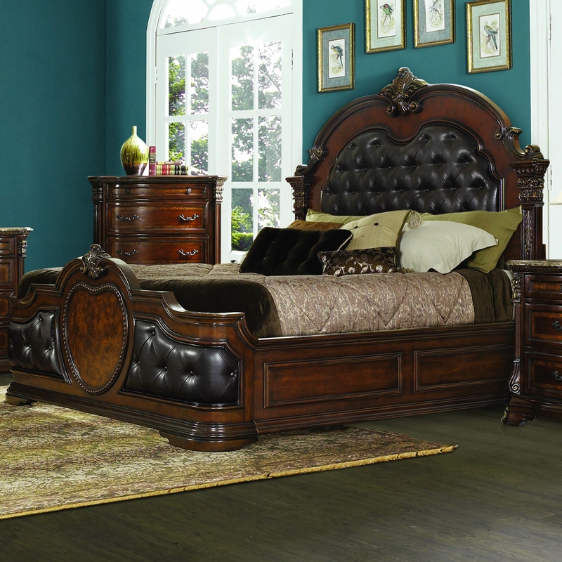 Hofmeister Solid Wood Upholstered Standard Configurable Bedroom Set