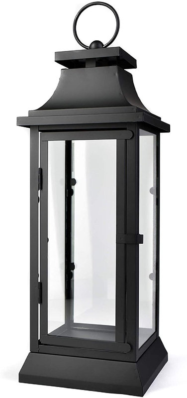 Hurricane Lanterns With Glass Panels, Perfect For Home Decor, Parties & Events, Table Top Or Hanging Lantern For Indoor & Outdoor, Measures
