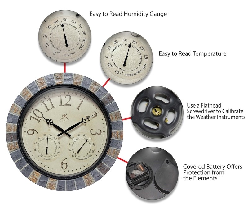 Inca Ii All Weather Station Clock