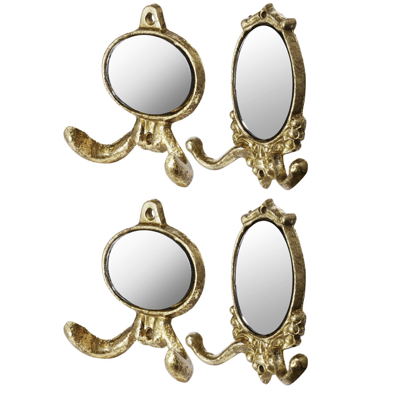 Individual Coat Hooks With Mirror