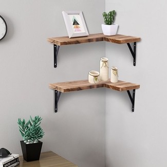 Corner Floating Shelves - Foter