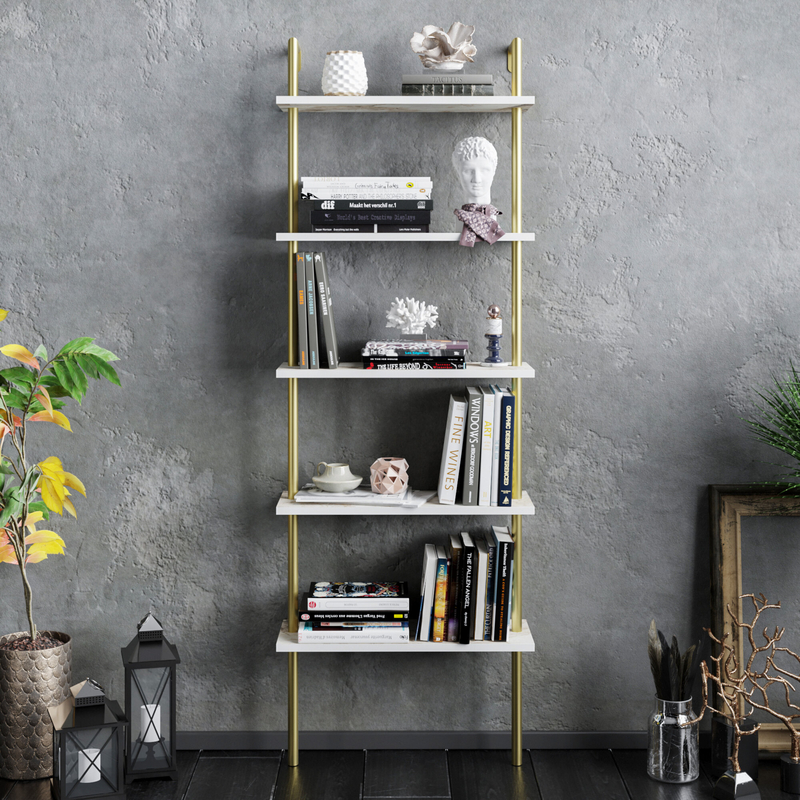 innis ladder bookcase